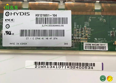 HX121WX1-104 industriële LCD Vertoningen HYDIS 12,1 normaal Zwarte duim