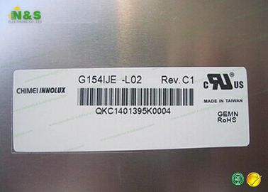 G154IJE - De vertoningsreparatie van L02innolux lcd met de Resolutie van 1280*800 WXGA