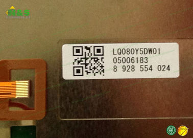 Antiglare Scherp LCD Comité 8,0 duim LCM 800×480 650 16.7M WLED TTL van LQ080Y5DW01