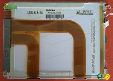 De normaal Witte Industriële LCD Vertoningen 170.4×127.8 mm 70 262K CCFL TTL van LTM08C343S TOSHIBA